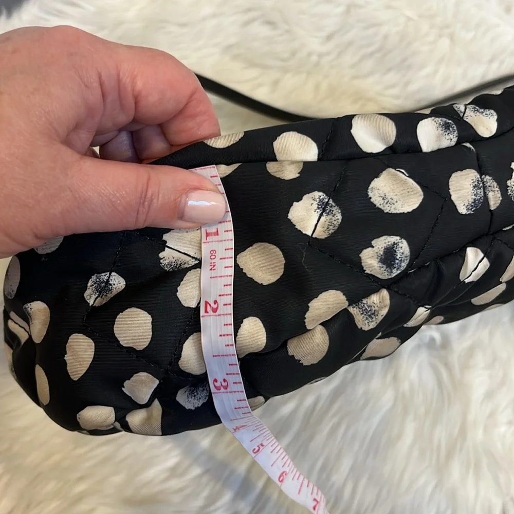 Marc by Marc Jacobs Black and White Polka Dot Crossbody Shoulder Purse Bag